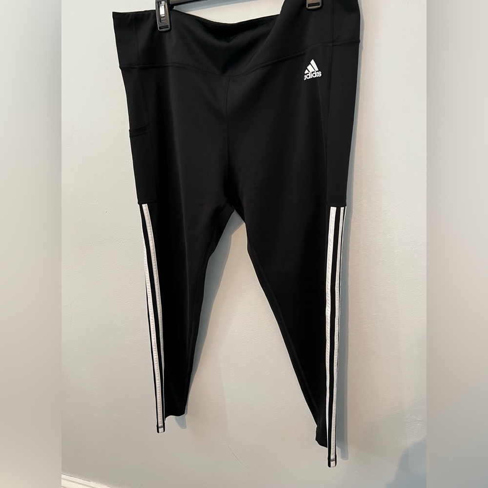 Adidas 2xl work out leggings with side pocket